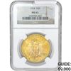 1924 $20 Gold Double Eagle NGC MS63