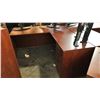 Image 2 : CHERRY APPROX 5.5' X 6' L-SHAPE EXECUTIVE DESK - RIGHT HAND