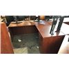 Image 2 : CHERRY APPROX 5.5' X 6' L-SHAPE EXECUTIVE DESK - RIGHT HAND
