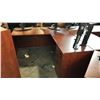 Image 2 : CHERRY APPROX 5.5' X 6' L-SHAPE EXECUTIVE DESK - RIGHT HAND