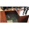 Image 2 : CHERRY APPROX 5.5' X 6' L-SHAPE EXECUTIVE DESK - RIGHT HAND
