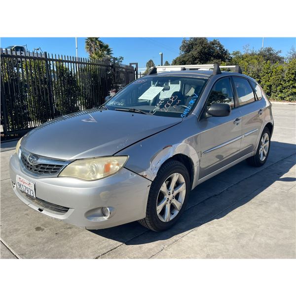 SUBA IMPREZA 2008 APPT/DUP-T SMOG