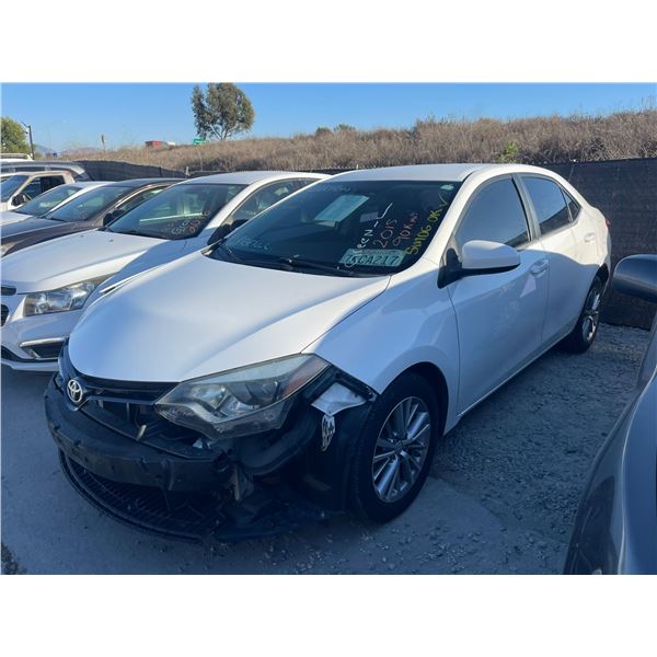 TOYT COROLLA 2015 APP-DUP-T DON SMOG