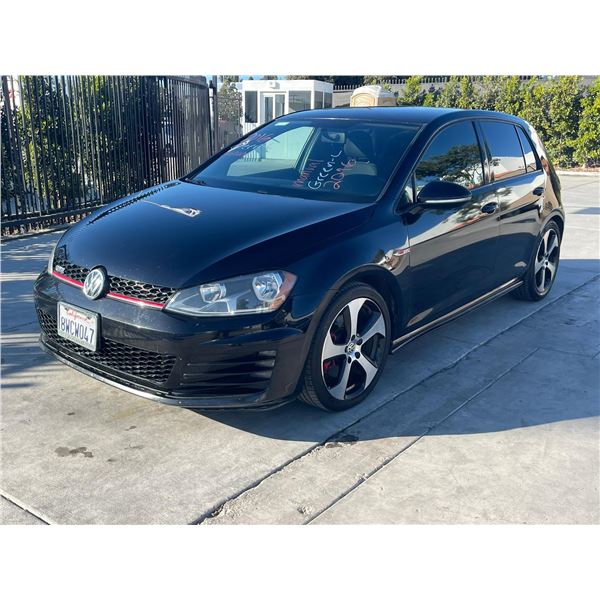 VOLK GTI 2016 O/S TITLE 2 DAYS