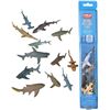 Image 1 : NEW WILD REPUBLIC SHARK NATURE TUBE - 12 FIGURES