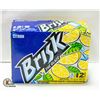 Image 1 : NEW CASE OF 12 LEMON BRISK ICED TEA 12 X 355ML