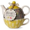 Image 1 : NEW BLOOM TIME FOR TEA 15 OZ TEAPOT 8OZ CUP