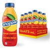 Image 1 : NEW 12 PACK SNAPPLE MANGO MADNESS FRUIT BEVERAGE