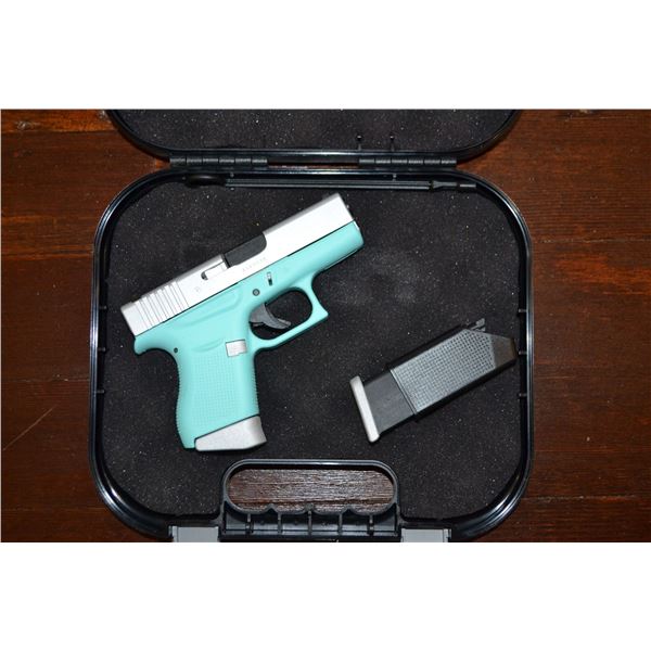 Glock G43 9mm Robin Egg Blue