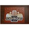 Image 1 : Chevrolet Trucks 12.5in x 16in Tin Sign