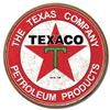 Image 1 : Texaco Round - 11.75” Tin Sign