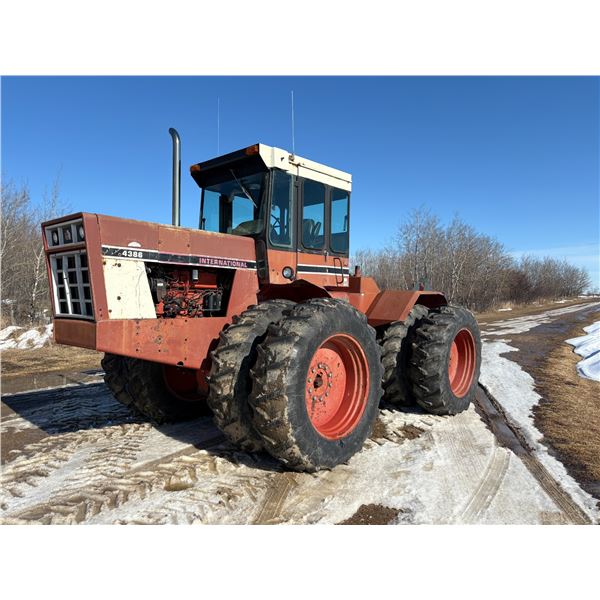 IH 4386 Tractor, CAHR, 230 Hp,  SN. 2970004U001675, 3 hyds, 18.4 x 38 duals