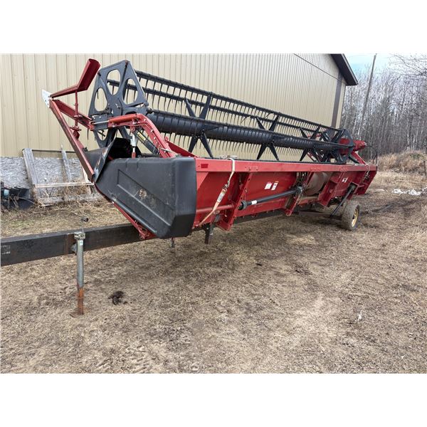Case IH 1010 Header c/w transport- approx. 25 ft. reels, SN. JJC0093742