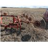 Image 2 : SITREX 8 wheel rake, 3 point. Can be split for swath turner