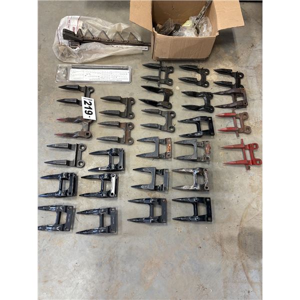 Mainly new knife guards & parts for swather