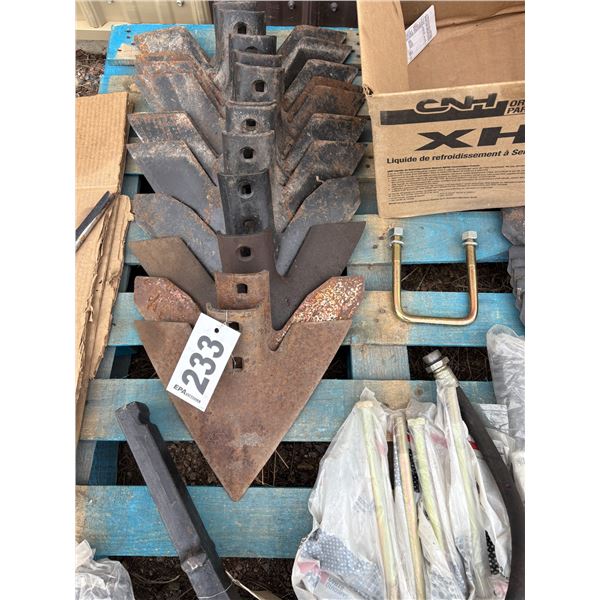 Approx. 33- New & used cult shovels & parts