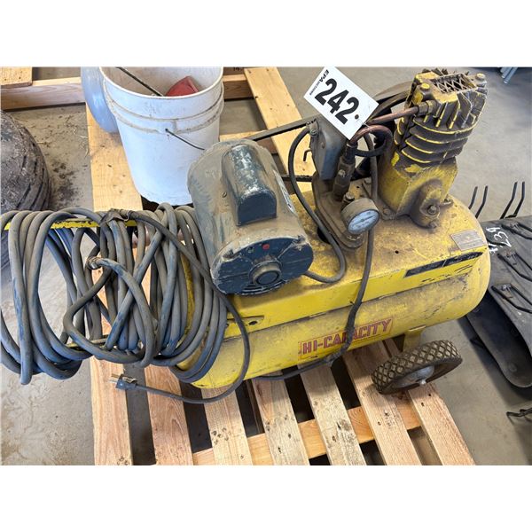 Hi capacity single cyl. Elec. Compressor