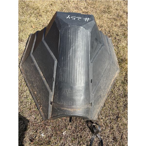 1- Plastic hopper, Appears good