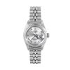 Image 2 : Rolex Ladies Stainless Steel Silver Roman Datejust Wristwatch