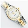 Image 2 : Rolex Mens Two Tone Diamond Datejust Wristwatch