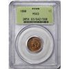 Image 1 : 1860 Indian Cent Coin PCGS MS63 Old Green Holder