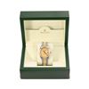 Image 9 : Rolex Mens Two Tone Tapestry Champagne Index Datejust Wristwatch With Rolex Box