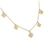 Image 4 : 14KT Yellow Gold 0.51 ctw Diamond Necklace