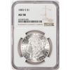 Image 1 : 1883-S $1 Morgan Silver Dollar Coin NGC AU58