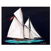 Image 1 : Alex Blokhin "Canadian Yacht Schooner" Original Oil on Canvas