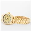 Image 4 : Rolex Ladies 18K Yellow Gold Champagne Diamond President Wristwatch