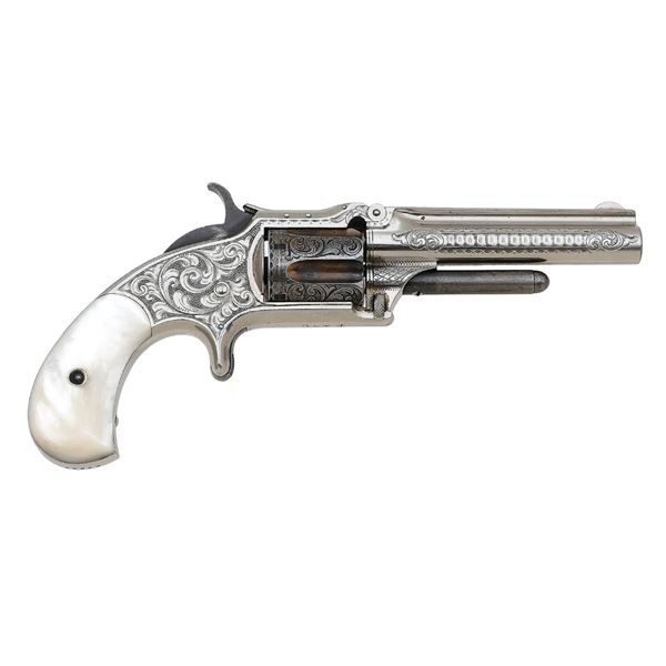 Engraved Smith & Wesson No. 1 1/2 Second Issue Revolver