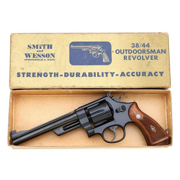 Fine Smith & Wesson 38/44 Outdoorsman Hand Ejector Revolver