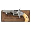 Image 1 : Attractive Engraved Wesson & Harrington No. 3 Single Action Pocket Revolver with Box