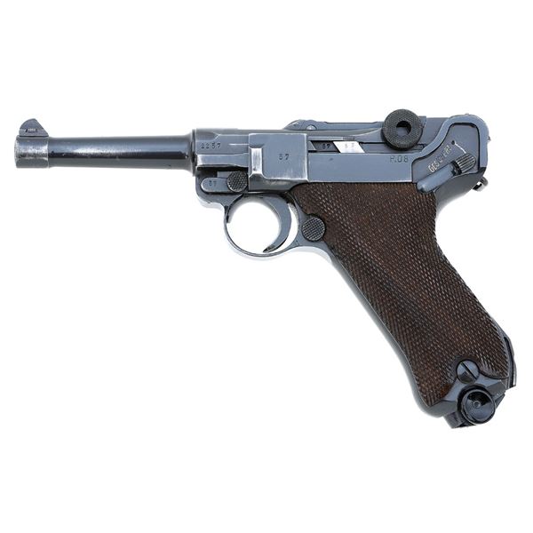 German P.08 Luger byf-Coded Pistol by Mauser
