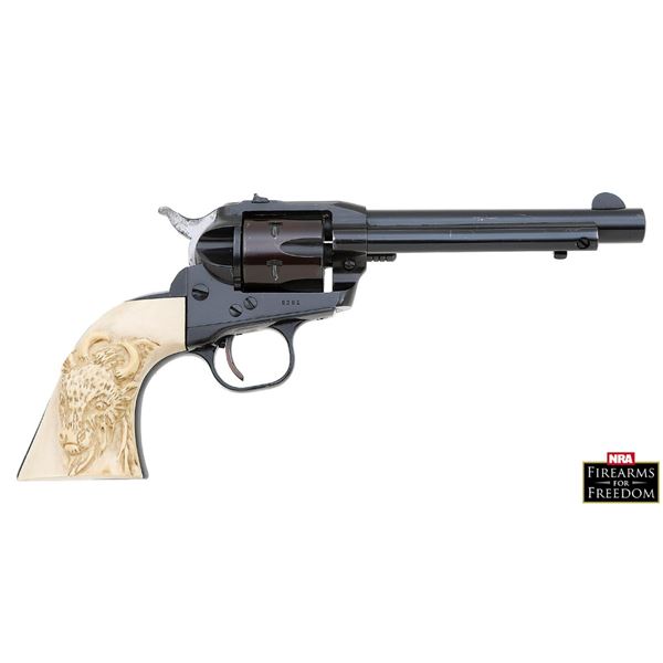 Ruger Single-Six ''Flatgate'' Revolver with Carved Ivory Grips