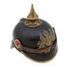 Image 1 : German WWI Bavarian Leather Pickelhaube