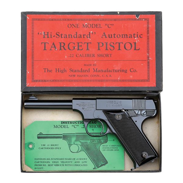 High Standard Model C Semi-Auto Pistol