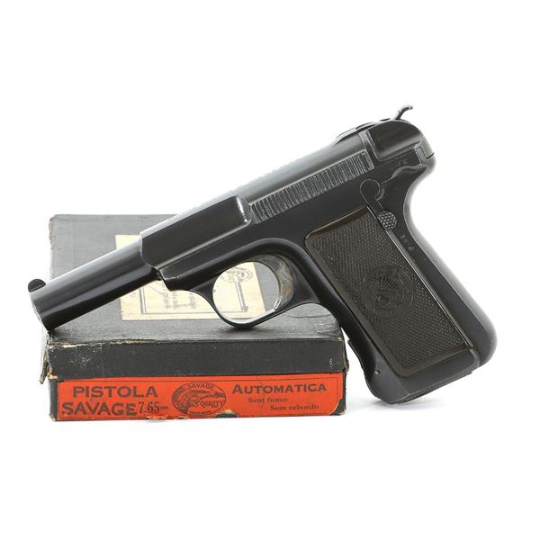 Savage Model 1907 Semi-Auto Pistol with Portuguese Box
