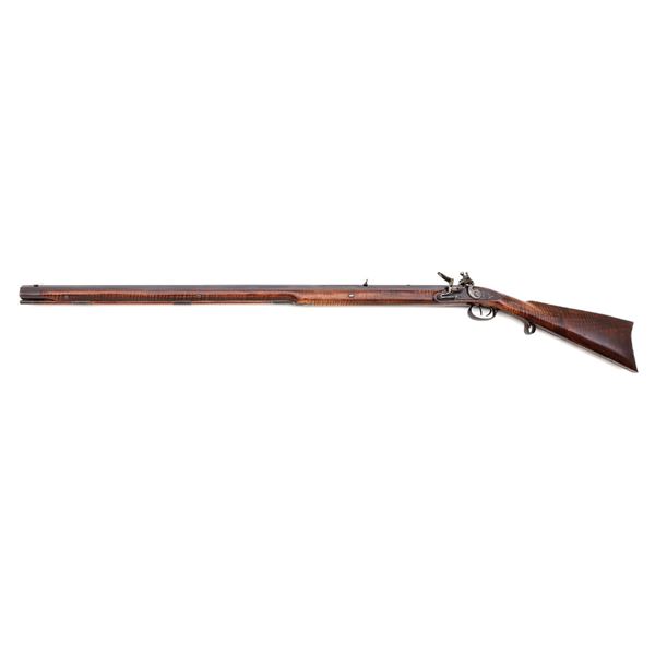 Attractive Contemporary Left-Hand Fullstock Flintlock Rifle by Leonard Day
