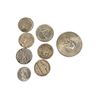 Image 2 : Group of assorted coins - includes DeutscheMark coins / Lincoln 1930s one cents / Carnaval du Quebec