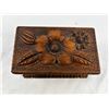 Image 2 : Floral Carved Wooden Box