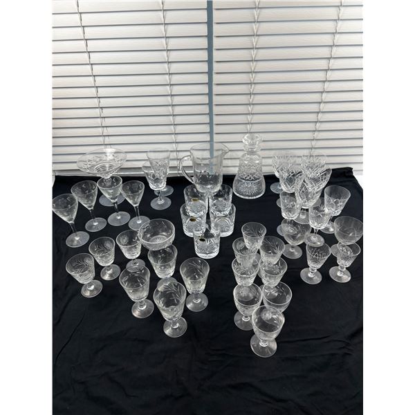 Crystal Barware Lot