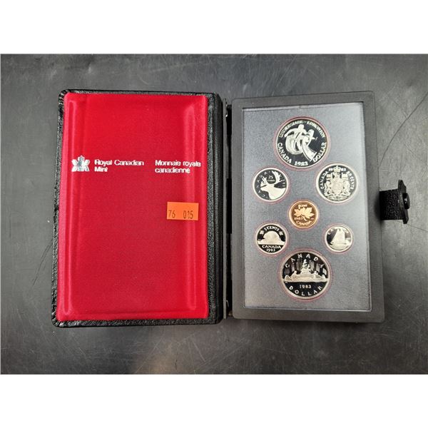 Royal Canadian Mint 1983 7 Coin Prestige Silver Dollar Proof Set