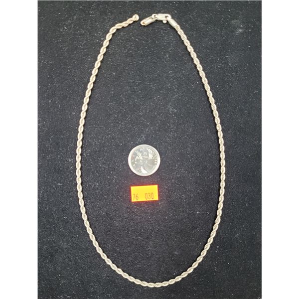 925 Sterling Silver Necklace (11.10g)