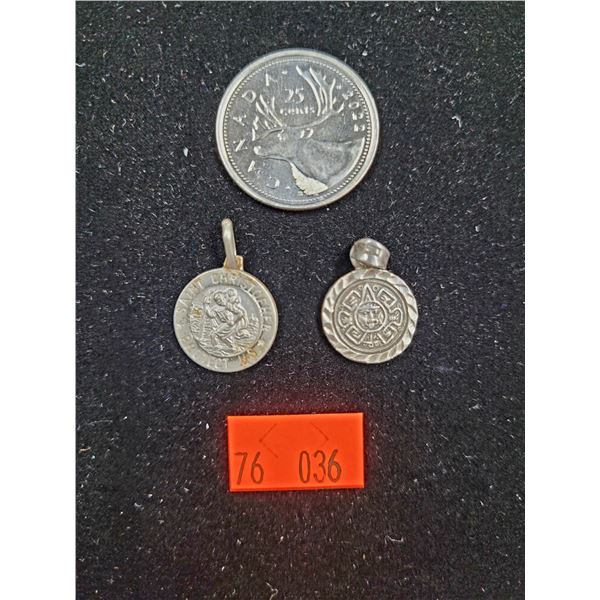 925 Sterling Silver Pendants (4.24g)