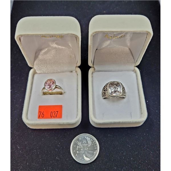 925 Sterling Silver Rings (13.23g)