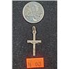 925 Sterling Silver Cross Pendant (1.37g)