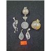 Sterling Silver Pendants (34.04g)
