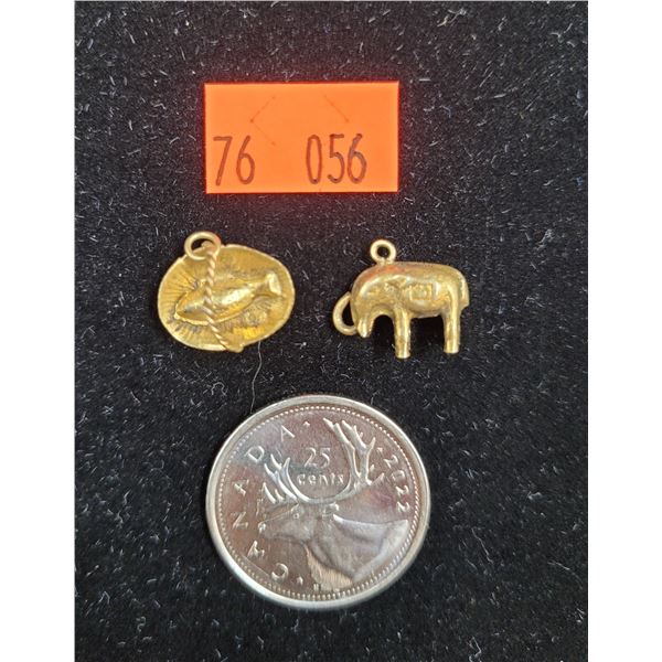 10K Gold Pendants (1.09g)