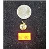 10K Gold Apple Pendant (1.51g)